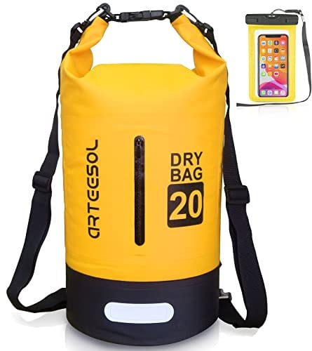 Blackace arteesol Dry Bag wasserdichte Tasche 5L/10L/20L/30L Wasserfester Beutel Packsack mit Langen Doppeltem Verstellbarer Schulterriemen für Schwimmen Bootfahren Kajak Wassensport Treiben