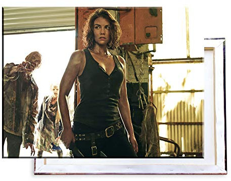 Unified Distribution The Walking Dead - Maggie - Lauren Cohan - 80x60 cm - Bilder & Kunstdrucke fertig auf Leinwand aufgespannt und in erstklassiger Druckqualität