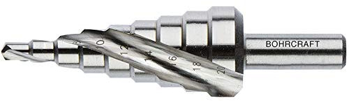 Bohrcraft 17630300055 Stufenbohrer HSS 2S Gr.4 6-37/PG7-29