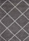 Hochflor Teppich Wohnzimmer Shaggy weich modern Rauten Muster Grau Anthrazit Creme Schwarz Rot Lila Beige, Farbe:Anthrazit/Grau, Maße:120x170 cm