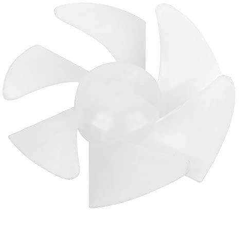 HEEPDD 10Pcs Fan Blade Replacement, Mini Plastic Fan Leaves for Small Power Hair Dryer Motor Accessories