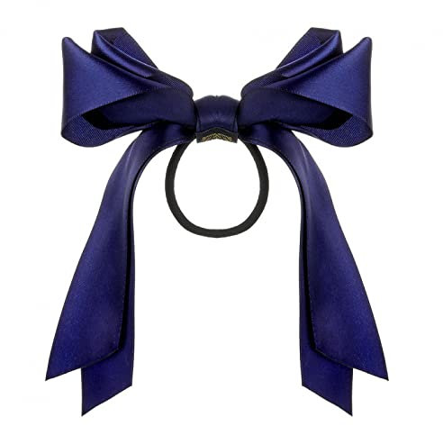 Miyabitors Haarseil, 20 Stück, Schleife, Stirnbänder, Damen, Mädchen, elastische Haarbänder, langes Schleifenband, Pferdeschwanz, Haar-Accessoires