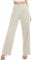 Tapata Damen Hose Weites Bein Lang Mit Taschen Vintage Baggy Freizeit Button Down, Beige, 4