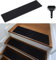 cocofy Treppenstufen Matten modern 15er Set, 75x20 cm groß Filz selbstklebend | Stufenmatten innen 15 Stück Teppich Treppenstufen Treppenteppich selbstklebend Treppen Teppichstufen schwarz