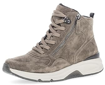 Gabor Damen Schnürstiefeletten, Frauen Stiefeletten,Wechselfußbett,Stiefel,Bootee,Booties,halbstiefel,Mohair (Flausch),40 EU / 6.5 UK