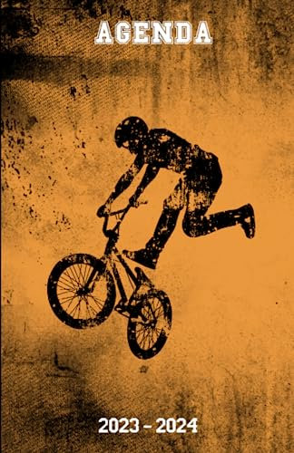 Agenda Scolaire 2023 / 2024: Planificateur Scolaire Journalier Septembre 2023 À Juillet 2024 | Etudiants Collège Et Lycée | Couverture Bmx