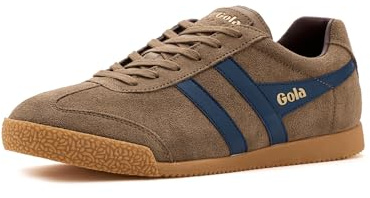 Gola Unisex Harrier Sneaker, Tobacco/Navy/Burgundy, 46 EU