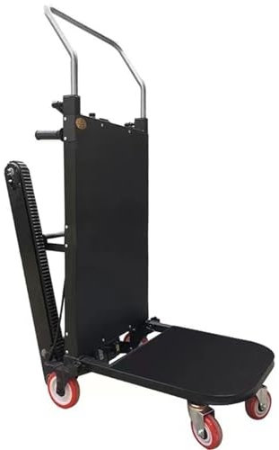 Elektrischer Raupen-Treppensteiger, 180 kg, Treppen hoch und runter, Treppensteigmaschine mit Batterie, schwere Güterumschlagsmaschine