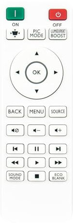 ALLIMITY RCV013 Fernbedienung Ersatz passend für BenQ Projector TH685i TK700 TH585 TH585P TH685P TH671ST TH685