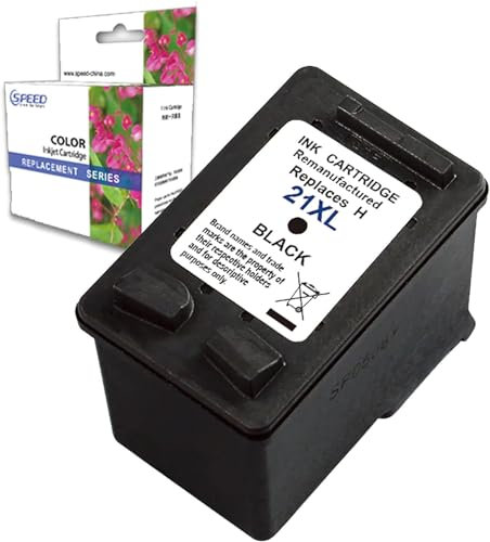 Patrone kompatibel mit HP 21 XL Schwarz 21XL Drucker Deskjet D2360 D1320 F2180 F300 F370