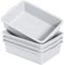 Lasbily 13 L Plastic Bus Utility Box, Washing Up Bowl, Dish Wash Basin Tub, 4 Packs
