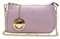 Chicca Borse Borsetta da donna in pelle, borsa a tracolla clutch (Lilla)