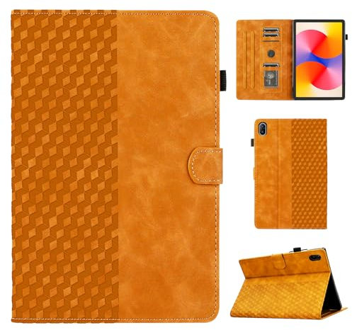 CASAFUNY Custodia Cover per Huawei MatePad SE 11 Pollici 2024 Custodia Protettiva Magnetica Cover Tablet Ultra Sottile con Funzione Supporto per Huawei MatePad SE 11 2024, Arancione