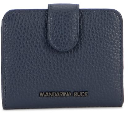 Mandarina Duck Mellow Leather Wallet, Women's Travel Accessories-Wallets, Dress Blue, One Size