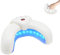 Horuili® Lampada per unghie pieghevole, dispositivo per la terapia della luce, lampada per smalto a LED portatile a forma di U, lampada per manicure ad asciugatura rapida a tre velocità