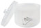 fayarrd Manicure Box, Manicure Tool Box, Double Layer Clear Professional Removable Case, Portable Storage Box for Non-Slip, for Home Nail Salon & Cosmetology School, White, see description, See