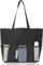 Bolsa de playa de malla, bolsa de playa personalizada 2025, perfecta para el día de la piscina/gimnasio, portátil, plegable, de alta capacidad, para mujer, Negro -, Ocio