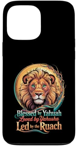Lion Blessed By Yahuah Loved By Yahusha Led Ruach Tee Case for iPhone 13 Pro Max