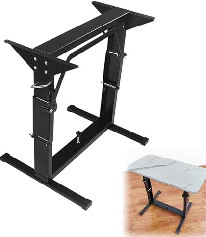 YZWZZXC Verstellbare Tischbeine, Wohnmobiltische, Anhebbar, mit Griff, Tragkraft 250 Kg, für Wohnwagen, Boote und Yachten