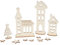 57887 3D-Sperrholz-Figuren – Weihnachtsstadt