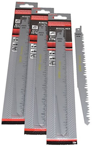 Reciprocating Sabre Saw Blades R1021L 240mm Pack of 15 compatible with Bosch