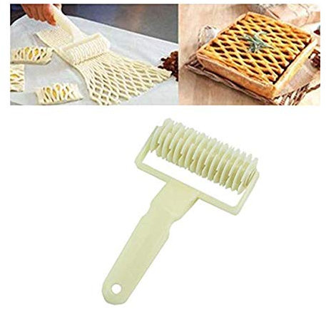 J Shop Cookie Pie Pizza Bread Pastry Lattice Roller Cutter Craft DIY Baking Tool