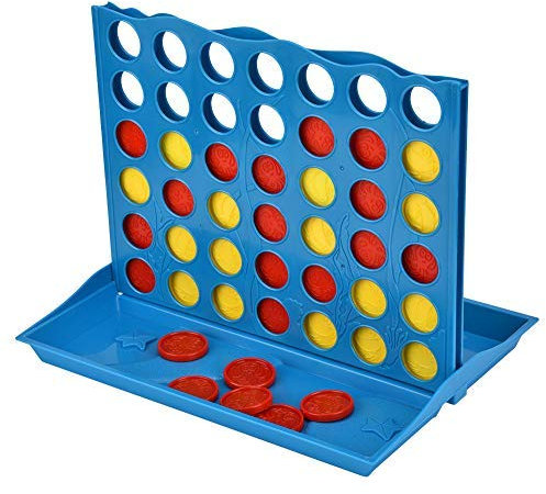 Kids Line Up 4 Tabletop Spiel, Intelligenztraining 4 in Einer Reihe Schachbrett Eltern Kind Interaktives Spielzeug für Kinder