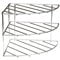 Amtido Plate Rack Kitchen Cupboard Organiser - 3 Tier Stand Holder Storage - Chrome (2-Pack)