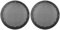 X AUTOHAUX Lot de 2 grilles décoratives en plastique pour haut-parleur audio de voiture Noir 15,2 cm