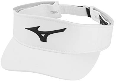 Mizuno Tour Elite Visor, One Size Fits All, WHITE