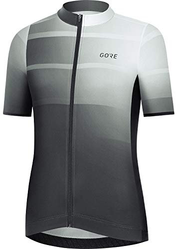 GORE WEAR Damen Fahrrad-Trikot Ardent, 42, Weiß/Schwarz