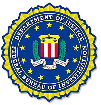Sticker-Designs 10cm! Klebe-Folie Wetterfest Made-IN-Germany FBI Federal Bureau of Investigations UV&Waschanlagenfest Auto-Aufkleber Profi-Qualität! F2017