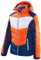 Black Crevice Damen Skijacke, orange/blau/weiß, 38