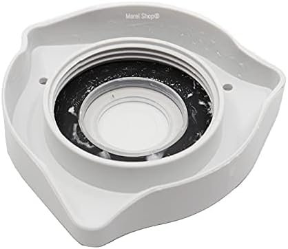 Marel Shop® - Tappo Copertura per Contenitore Sale Lavastoviglie compatibile con Vari Marchi Diametro Interno Filettatura 51 mm
