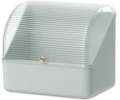 Galatée Staubdichter Organizer für Make-up, Büro, Schubladen, Aufbewahrung von Schmuck, aus Kunststoff, Aufbewahrungsbox für Kosmetik, verschiedene Behälter, für Zuhause, hellgrün B, 26 x 18 x 23 cm,