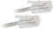 APM 570840 - Cordon ADSL Rj11 Mâle/Mâle de couleur Blanc 2M - Cordon doux et flexible pour relier à un boîtier ou un modem ADSL