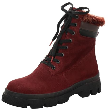 THINK! Damen KANGAE chromfrei gegerbte Lodenfutter Stiefelette, 5000 Chianti/Kombi, 40 EU