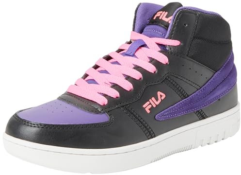 FILA Femme Noclaf Mid WMN Basket, Black Royal Purple, 37 EU