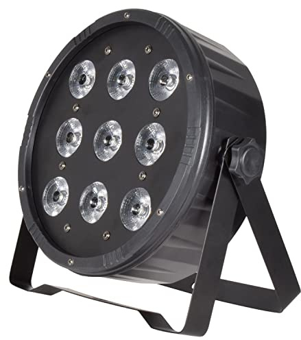 QTX | PAR-54: Light & Compact RGBW LED PAR Can | 9 x 6W RGBW LEDs