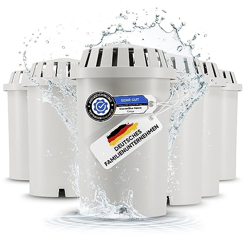 CIMYA Water Filter Drinking Water Annual Package Filter Cartridges [Active Charcoal] Water Descaler Water Softener Tap Water Filter Table Water Filter (6)