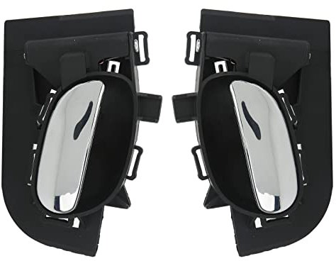 Aramox Poignée de Porte Intérieure de Voiture 1 Paire Poignée de Porte Intérieure Poignée Intérieure de Porte de Voiture Compatible avec 206 207