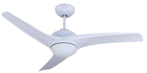 EFFE 6201-VENTILATORE da SOFFITTO (3PALE-132CM, Bianco)