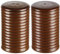 ASA [W0725] Salz-/ Pfeffersteuer Set, Brown kitchen'art braun D. 4,1 cm, H. 6,5 cm