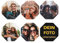 Individuelle Foto-Untersetzer, Personalisierte Bierdeckel mit eigenem Foto/Text, Gestalte Dein eigenes Schreibtisch-Untersetzer-Set, Geschenkidee zum Geburtstag oder Jahrestag (Achteckig, 6er Set)
