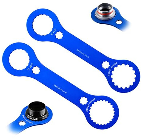 2pcs Bottom Bracket Repair Tool,Bicycle Wrench Tool,Bicycles Bottom Bracket Wrench,Spanners Mountain Road Bicycles,Bicycle BB Wrench Tool,Multifunctional Bicycle Removal and Installation Tool