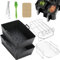 Lifemaison 7PCS Zubehör Heißluftfritteuse für Ninja Foodi AF400EU AF300EU SL400EU,Airfryer Zubehör Silikonform Heißluftfritteuse Zubehör Dual Zone Airfryer Accessories für Innsky,Emerio 7,6L-9,5L