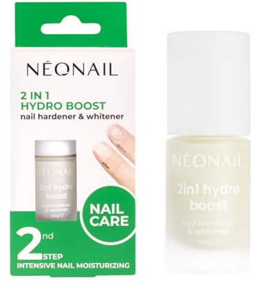 NÉONAIL 2in1 Hydro Boost Nail Hardener & Whitener – Nagelhärter & Aufheller 7,2 ml – Feuchtigkeitsspendende Nagelpflege – Gegen brüchige & verfärbte Nägel