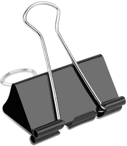 Ufmarine Extra große Binder-Clips, 5,1 cm, (10 Stück) große Büroklammern für Bürobedarf