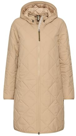camel active Damen Wasserabweisender Parka mit einem Zwei-Wege Reißverschluss