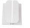 eTech4Us 2 Pack White Replacement Door Handles Compatible with Yardmaster Outsunny Metal Sheds and Others